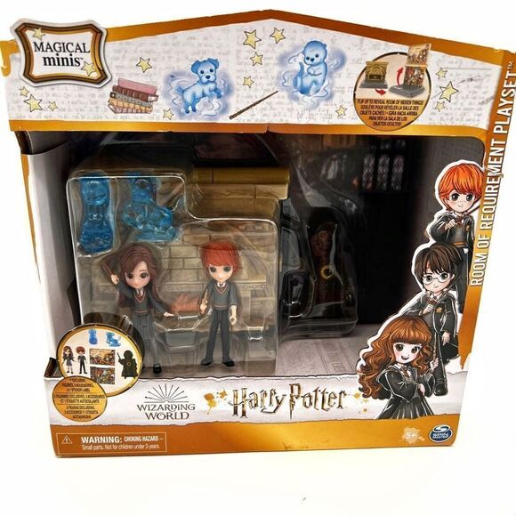 New Harry Potter Magical Minis Hermione & Ron Room Of Requirement Playset - Picture 9 of 11